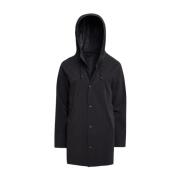 Stutterheim Lätt Matt Regnrock Black, Unisex