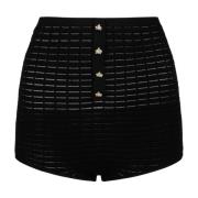 Genny Svarta Shorts för Kvinnor Black, Dam