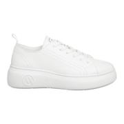 Armani Exchange Enkla snörskor White, Dam