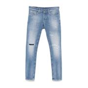 Dondup Ljusblå Denim Jeans Blue, Herr