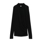 TotêMe Stilren Jersey Top Black, Dam