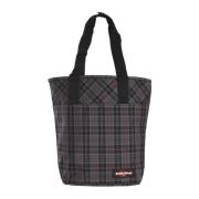 Eastpak Svart Shopper Väska med Patchat Logotyp Multicolor, Dam