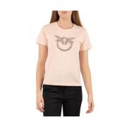 PINKO Casual Rosa T-shirt Pink, Dam