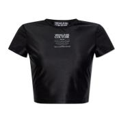 Versace Jeans Couture T-shirt med tryck Black, Dam