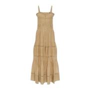 Isabel Marant Étoile Elegant Divine Klänning Beige, Dam