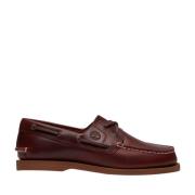 Timberland Burgundy Classic Boat Shoe Brown, Dam