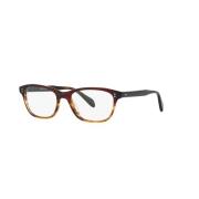 Oliver Peoples Ashton Glasögonbågar i Mörk Havana Brown, Unisex