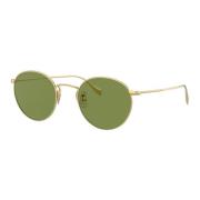 Oliver Peoples Guld/Grön Coleridge SUN Solglasögon Yellow, Unisex