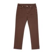 Nine In The Morning Straight Leg Denim Jeans Kakao Tvätt Brown, Herr