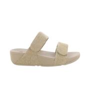 Fitflop Guld Lulu Justerbara Shim Skor Yellow, Dam