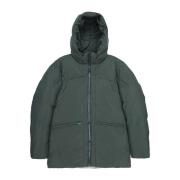 Elvine Fjäderlätt Nylon Kort Pufferjacka Green, Herr