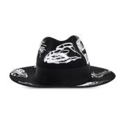 Moschino Hatt med tryck Black, Herr