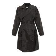 MM6 Maison Margiela Trenchcoat med fickor Black, Dam