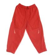 Nike Quiltad Fleece Tracksuit Byxor Hummer/Röd Orange, Dam