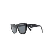 Prada PR 19Zs 1Ab5S0 Sunglasses Black, Dam