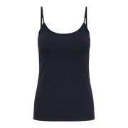 ONLY Svart Love Singlet Topp Black, Dam