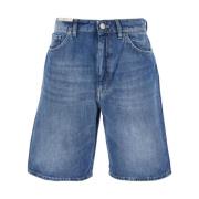 PT Torino Denim Bermuda Shorts Blue, Dam