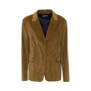 Harmont & Blaine Corduroy Blazer Model Yellow, Dam