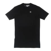 Adidas Svart Tee Klänning med Logotyptryck Black, Dam