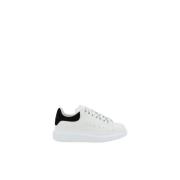 Alexander McQueen Uttrycksfulla Lädersneakers White, Dam