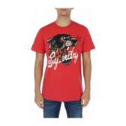 Superdry T-Shirts Red, Herr