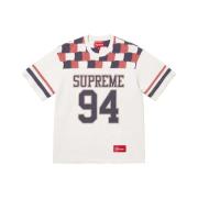 Supreme Vit Patchwork Yoke T-shirt White, Herr