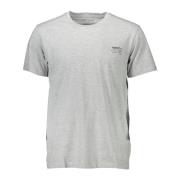 Guess Grå Crew Neck Logo Tee Gray, Herr