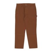 Dolly Noire Canvas Snickarbyxor med Elastisk Midja Brown, Herr