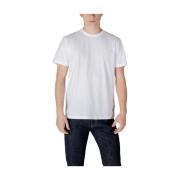 Colmar Vit Bomull Kortärmad T-shirt White, Herr