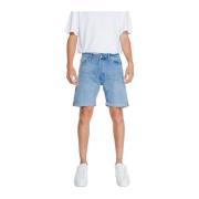 Jack & Jones Klassiska Fit Denim Shorts Blue, Herr