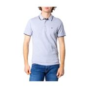 Jack & Jones Grå Bomullspolo Skjorta Gray, Herr