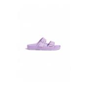 Birkenstock Lila Spänne/Slips Sandaler Höst/Vinter Stil Purple, Dam