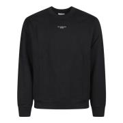 Drole de Monsieur Klassisk Slogan Sweatshirt Black, Herr