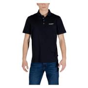 Armani Exchange Poloskjorta med tryck, kort ärm Blue, Herr