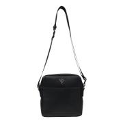 Guess Svart Crossbodyväska för Män Black, Herr