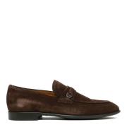 Salvatore Ferragamo Bruna Mockaloafers med Gancio Bit Brown, Herr