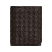 Bottega Veneta Intrecciato Piccolo Flap Kortfodral Brown, Herr