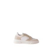 Borbonese Vit Gummisula Halksäkra Sneakers White, Dam