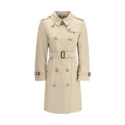 Burberry Elegant Beige Trench Coat Beige, Dam