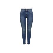 ONLY Blå Skinny Jeans Kollektion för Kvinnor Blue, Dam