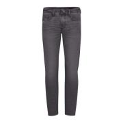 Guess Klassiska Straight Leg Indigo Jeans Black, Herr