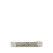 MM6 Maison Margiela Silver Metall Armband Gray, Dam