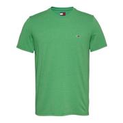 Tommy Jeans Grön Casual T-shirt för Män Green, Herr