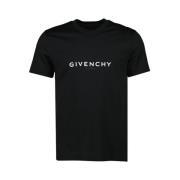 Givenchy T-shirt med omvänt tryck Black, Herr