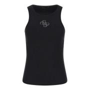 Guess Dam Rund Hals Tank Top Black, Dam