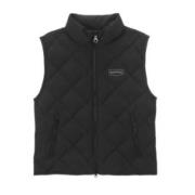 Duvetica Svart Logo Print Ärmlös Gilet Black, Herr