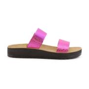 Scholl Bekväma Flip Flops för kvinnor Pink, Dam