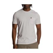 Lyle & Scott Klassisk T-shirt med korta ärmar White, Herr