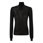 Moschino Svart Tröja Maglia Black, Dam