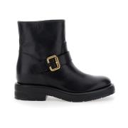 Chloé Svarta ankelboots med Paddington-spänne Black, Dam